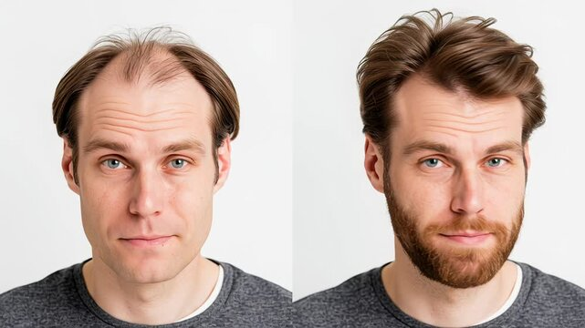 Portret pacjentki po poprawie gęstości korony metodą DHI w Turkus Hair Transplant Clinic, Warszawa.